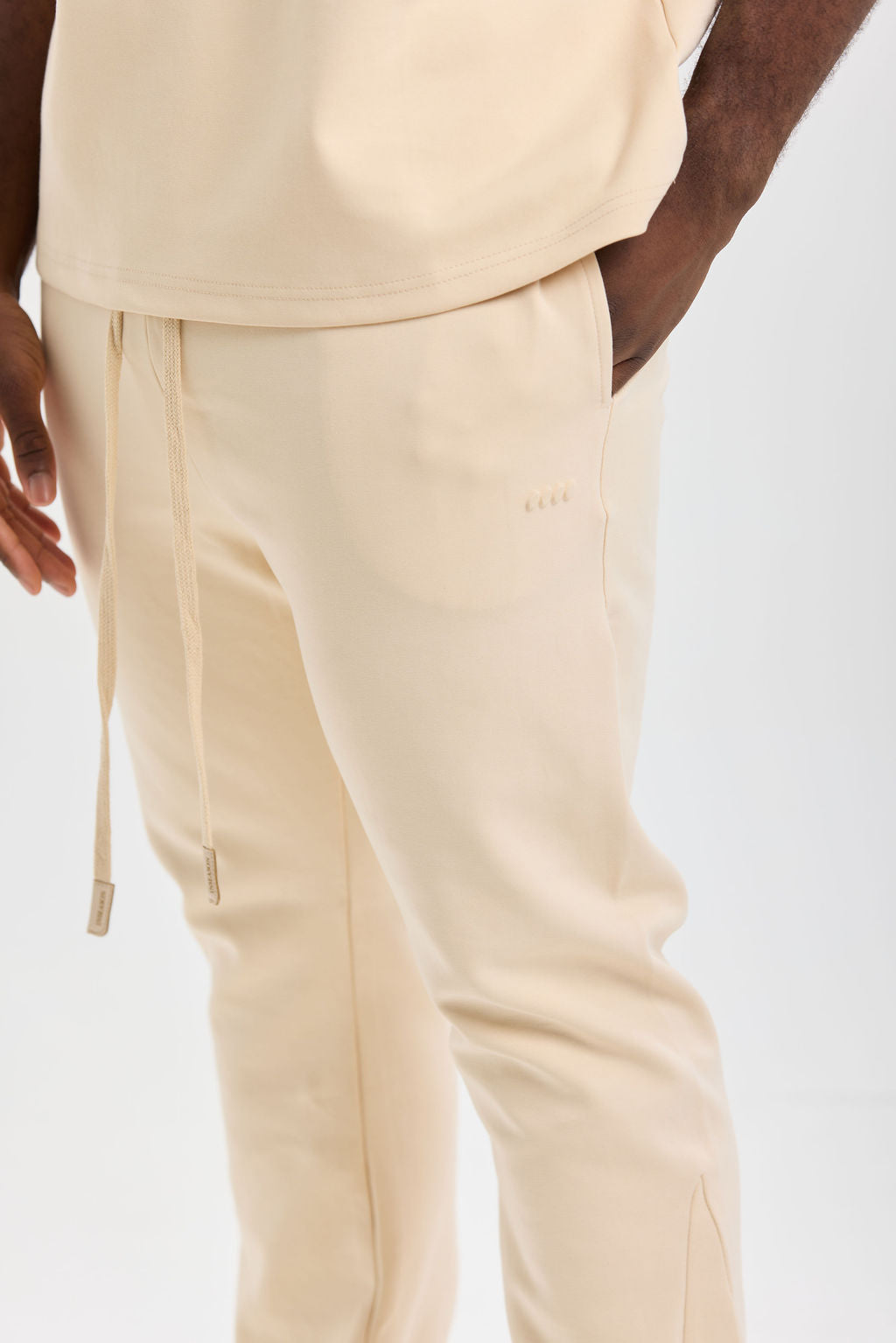 Beige Tracksuit Bottoms