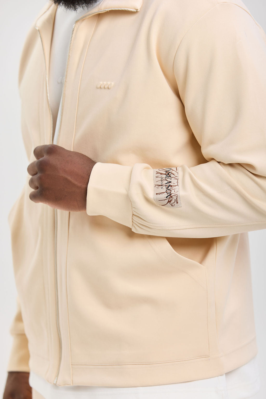 Beige Tracksuit Top