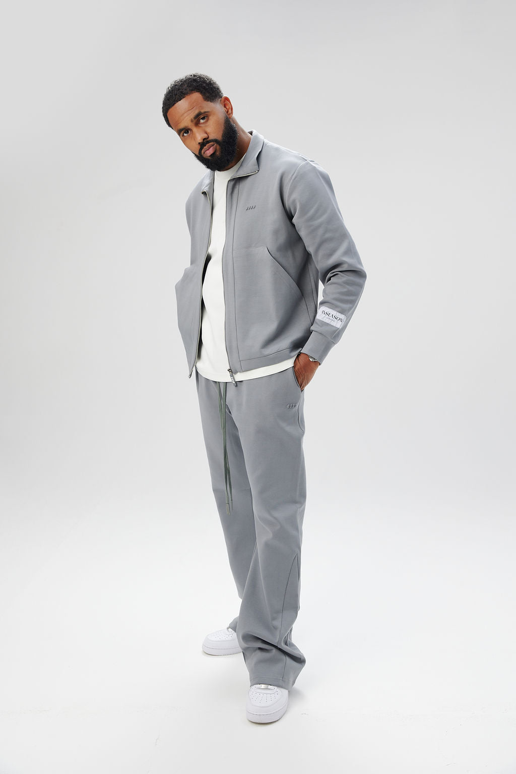 Grey Tracksuit Bottoms